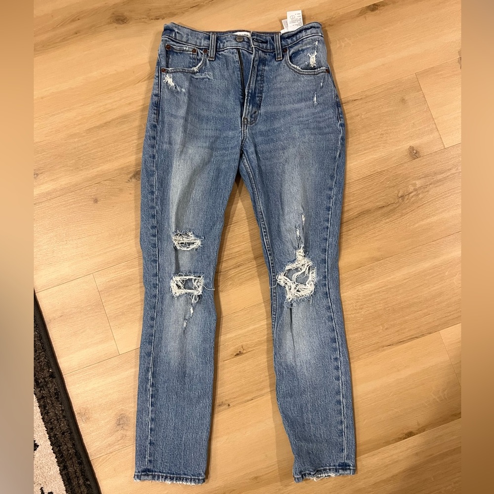 Abercrombie skinny high rise 26